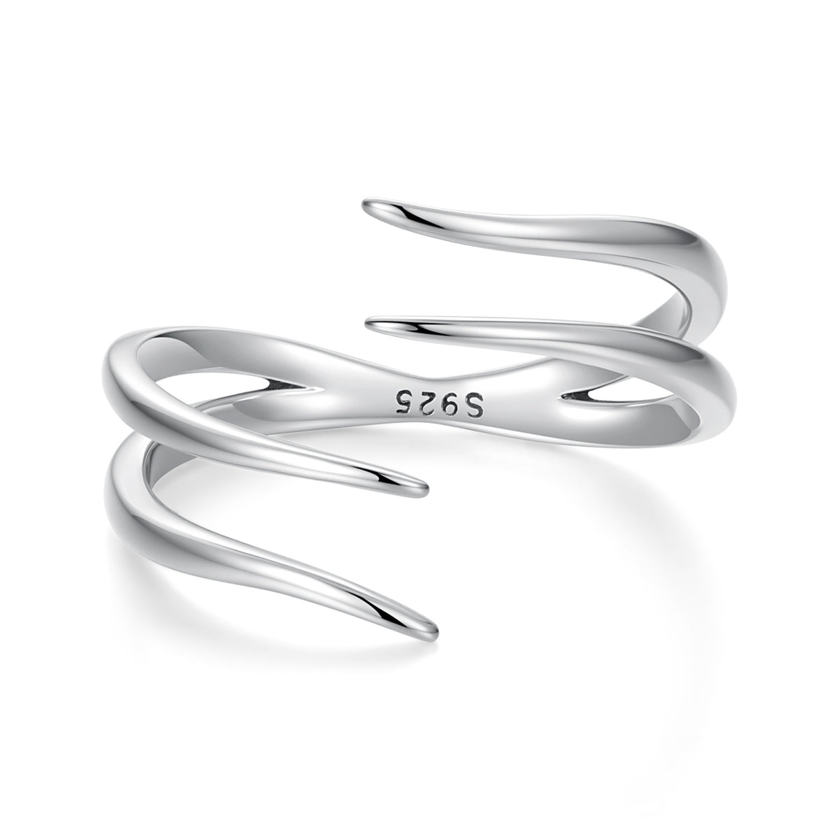 Double-Layer Open Ring