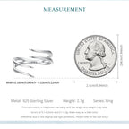 Double-Layer Open Ring