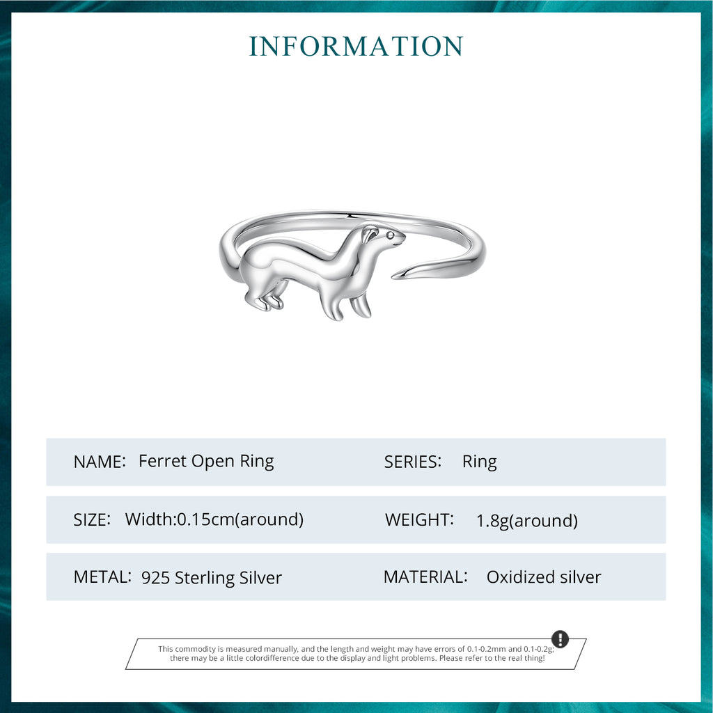 Ferret Open Ring