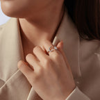 Natural Moonstone Open Ring