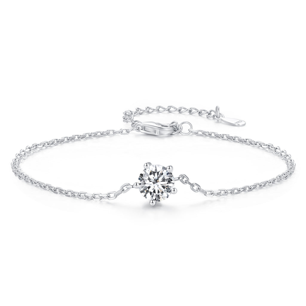 Solitaire Chain Bracelet