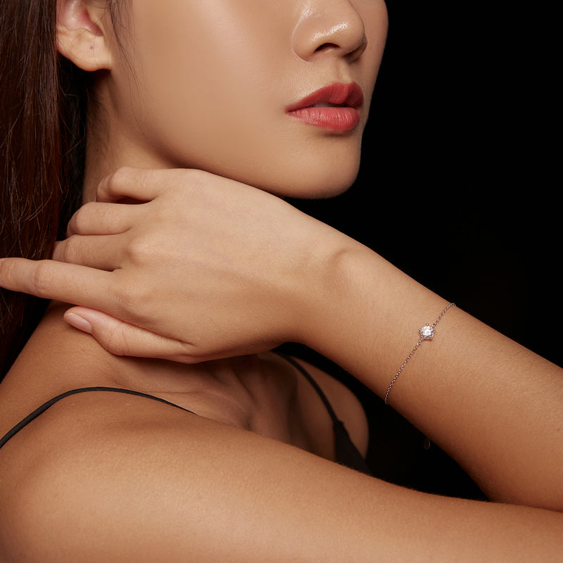 Solitaire Chain Bracelet