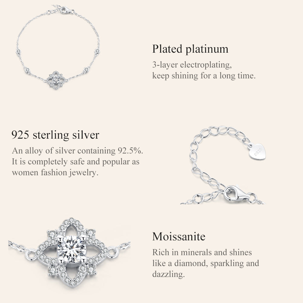 Floral Cluster Bracelet