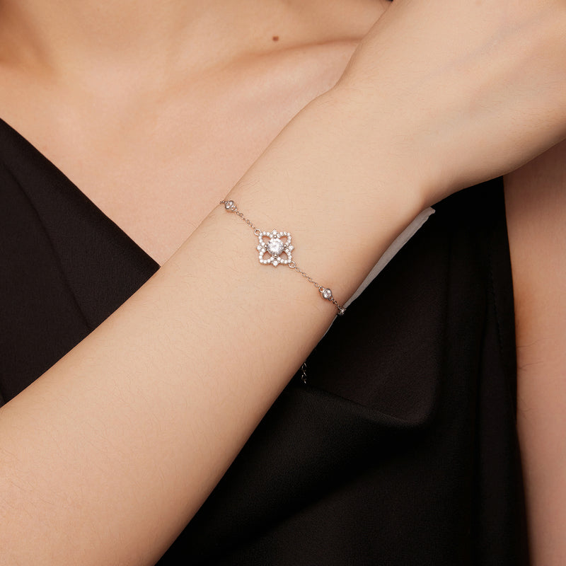 Floral Cluster Bracelet