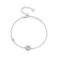 Halo Solitaire Bracelet