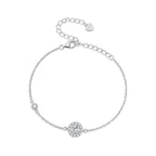 Halo Solitaire Bracelet