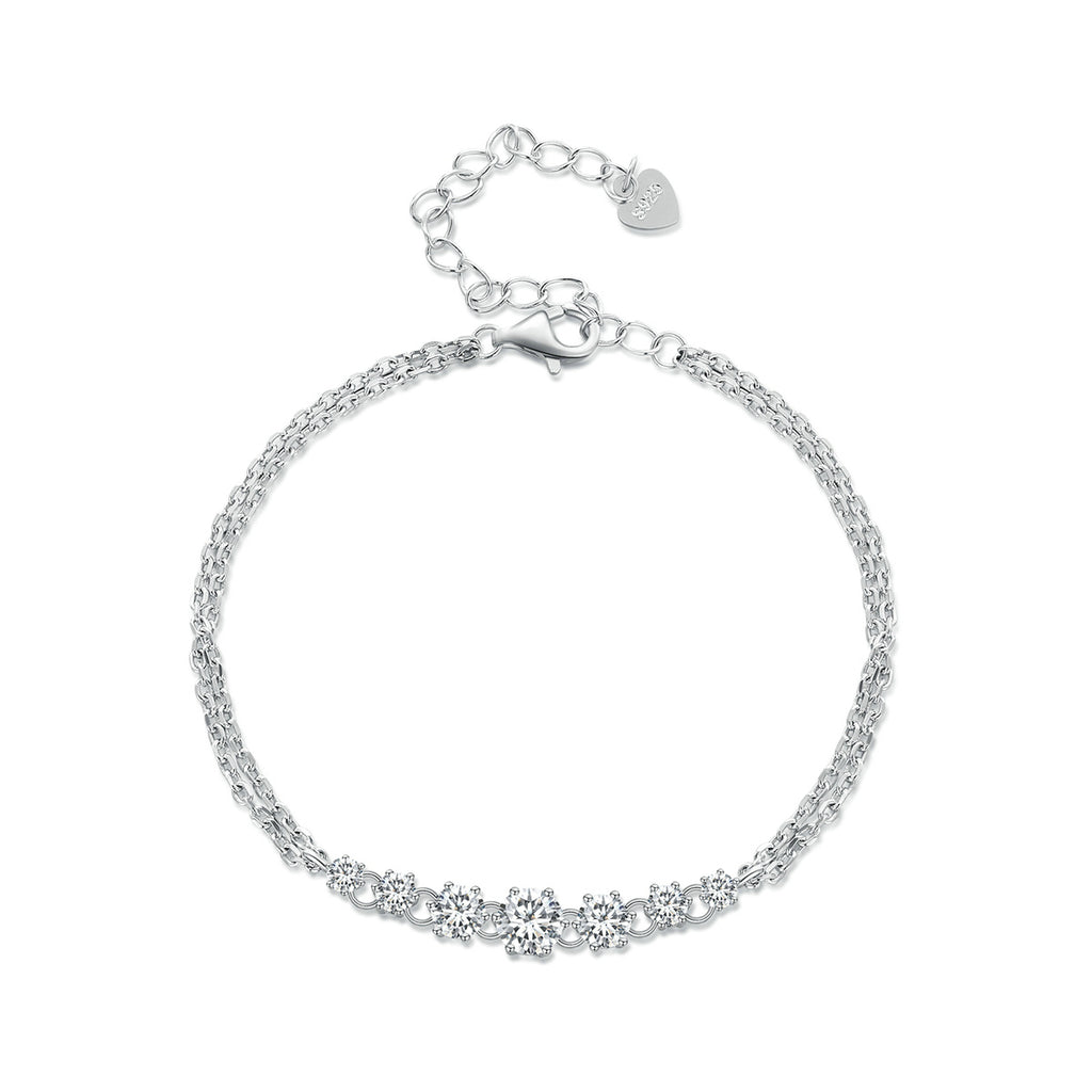Graduated Tennis Bracelet
