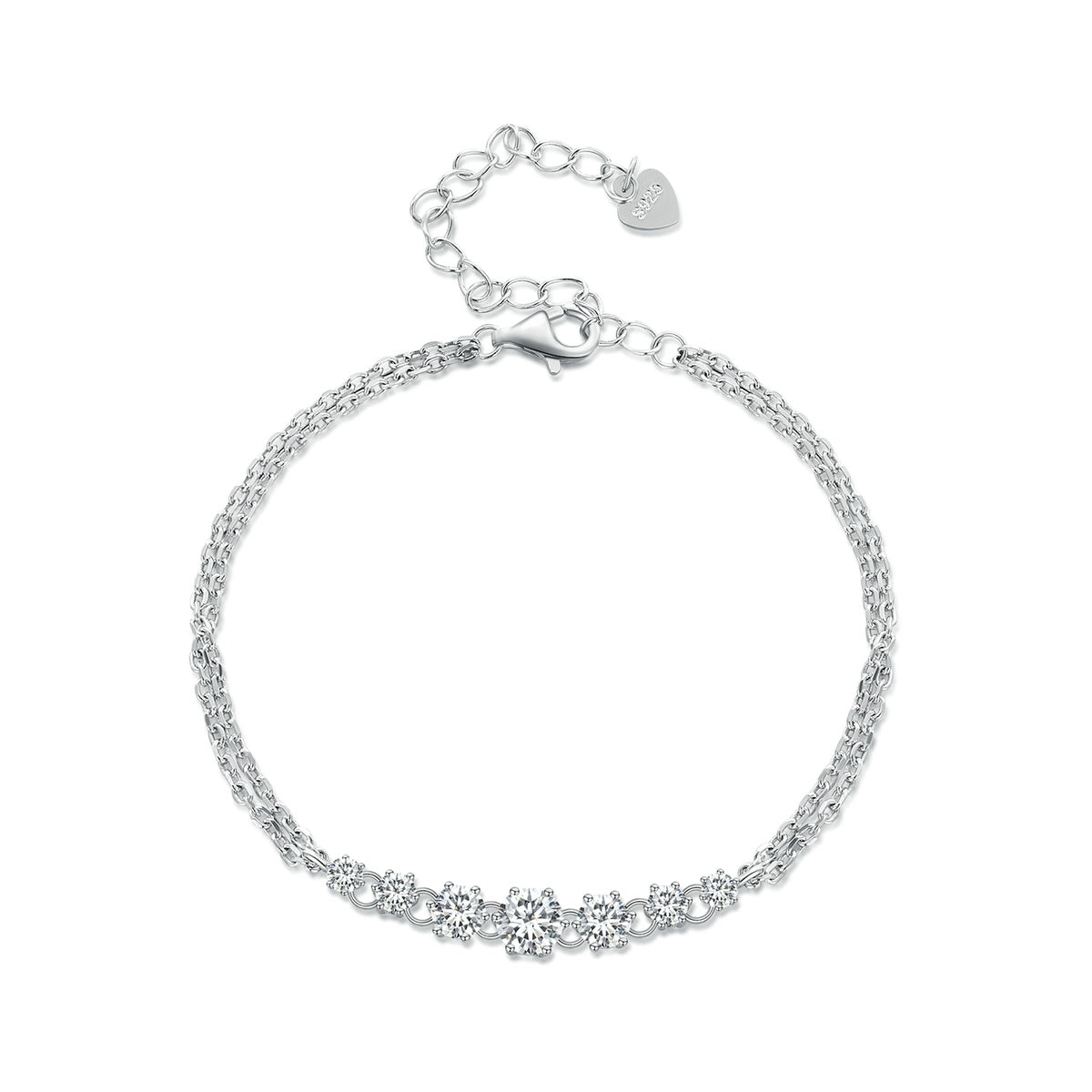 Graduated Tennis Bracelet