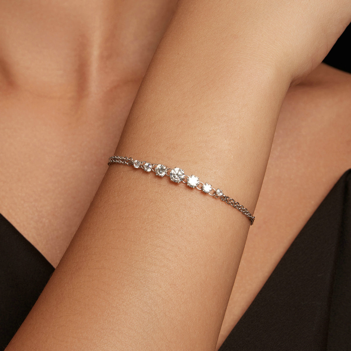 Graduated Tennis Bracelet