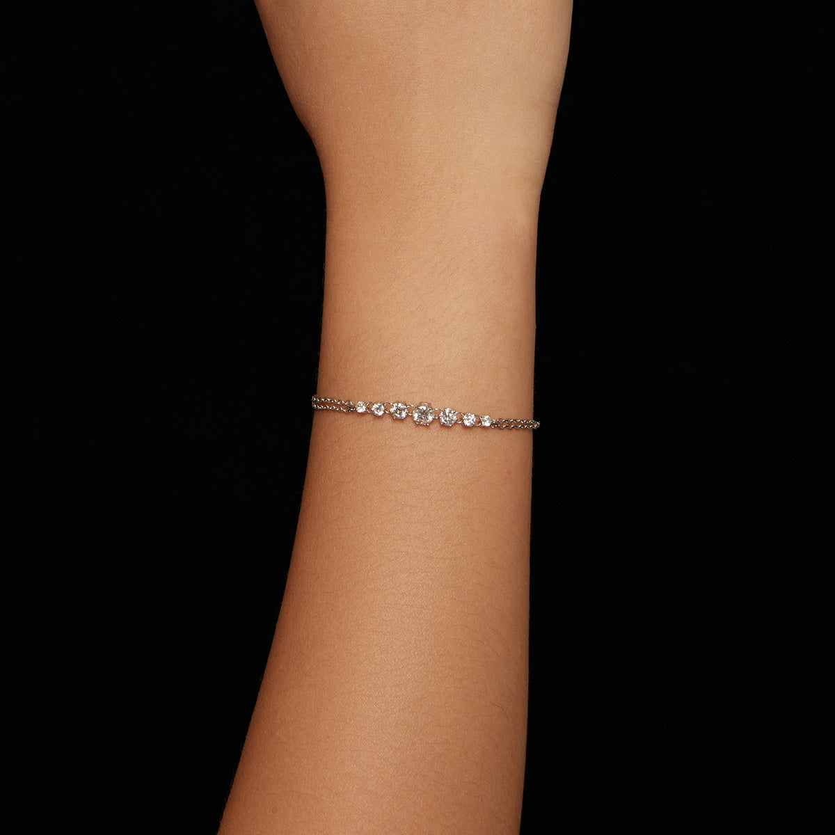 Graduated Tennis Bracelet