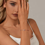 Double Chain Solitaire Bracelet