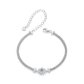 Twisted Rope Solitaire Bracelet