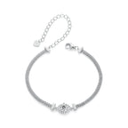 Twisted Rope Solitaire Bracelet