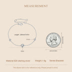 Three-Stone Bezel Bracelet