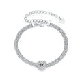 Pavé Heart Chain Bracelet