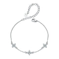 Three-Flower Station Bracelet