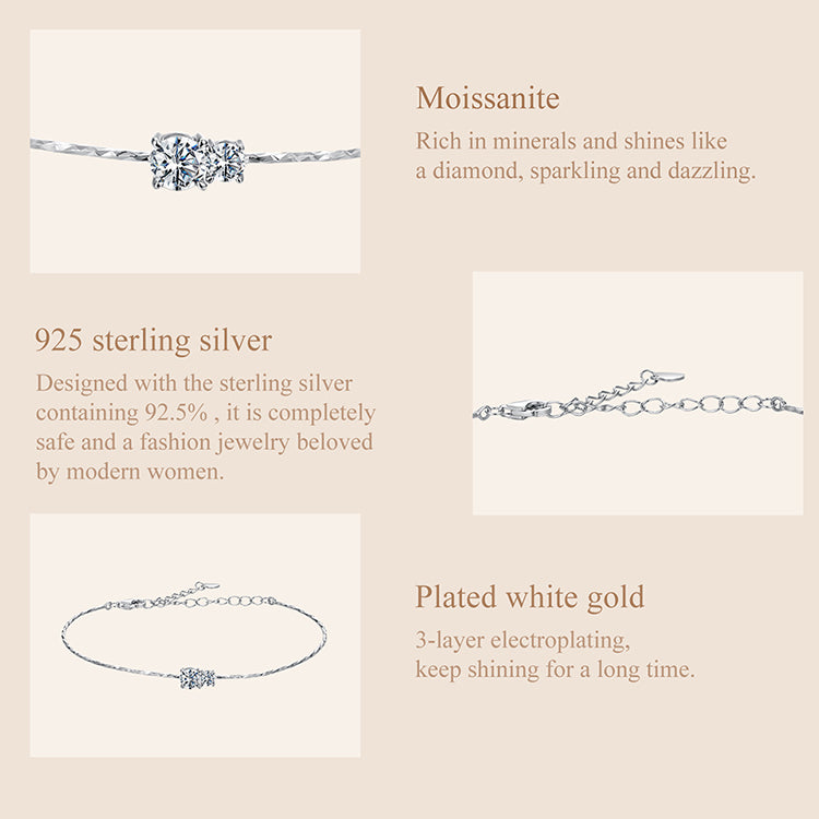 Two-Stone Twin Bracelet