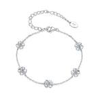 Five-Petal Flower Bracelet