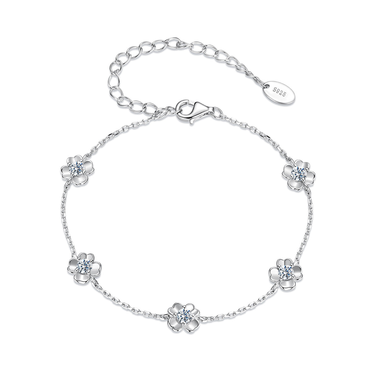 Five-Petal Flower Bracelet