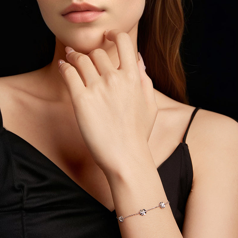Five-Petal Flower Bracelet