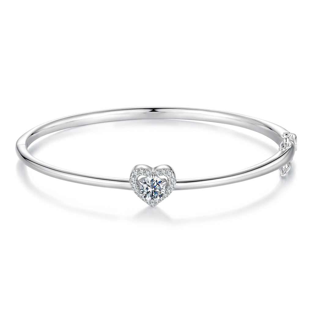 Heart Halo Bangle