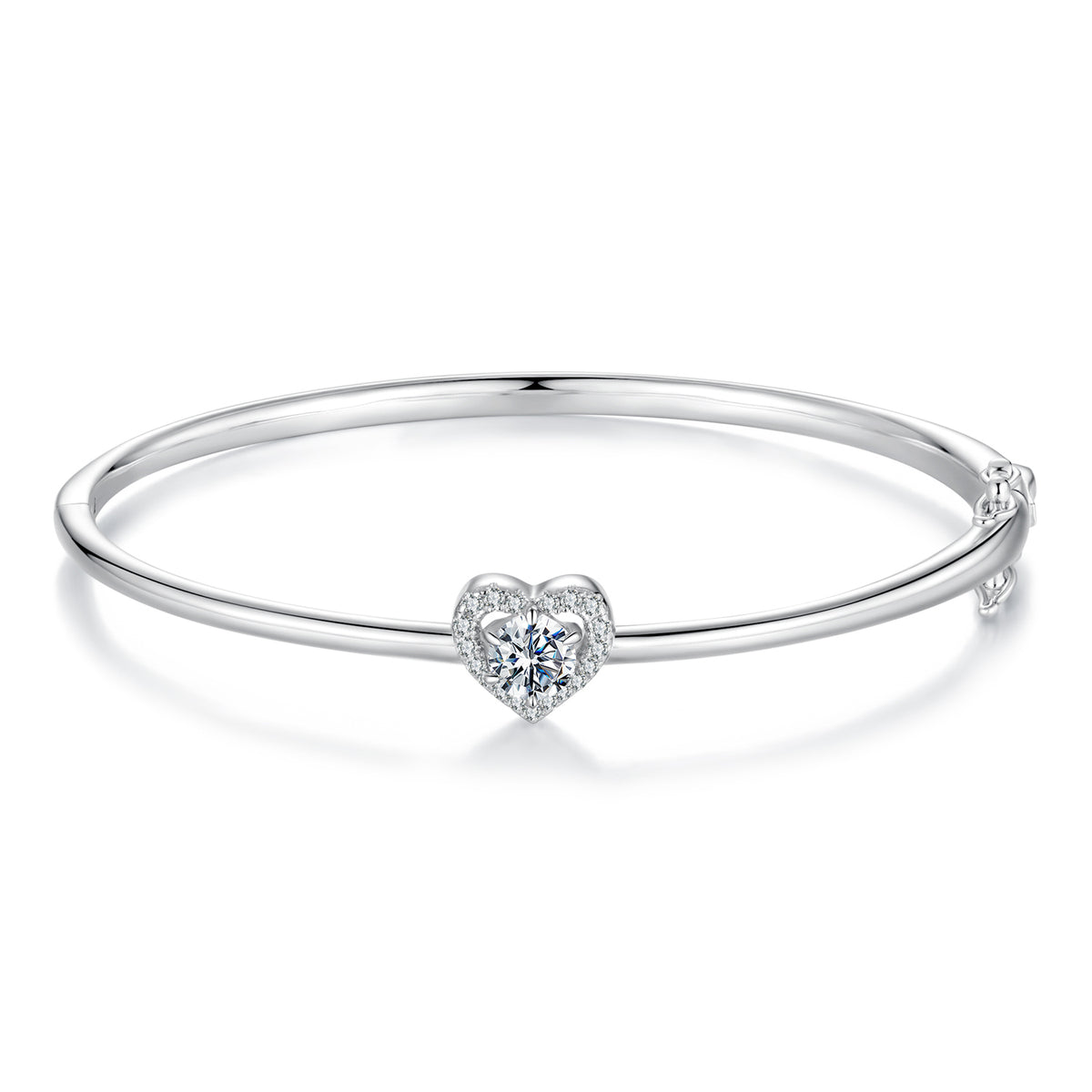 Heart Halo Bangle