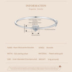 Heart Halo Bangle
