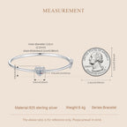 Heart Halo Bangle