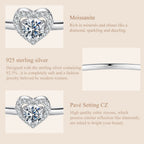 Heart Halo Bangle