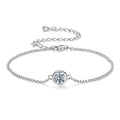 Box Chain Bezel Bracelet