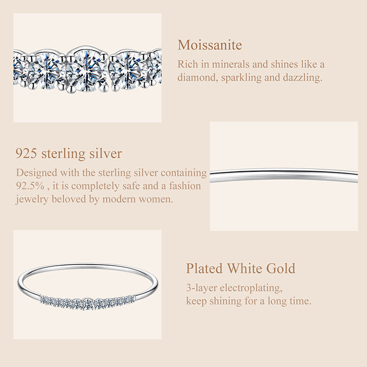 Graduated Pavé Bangle
