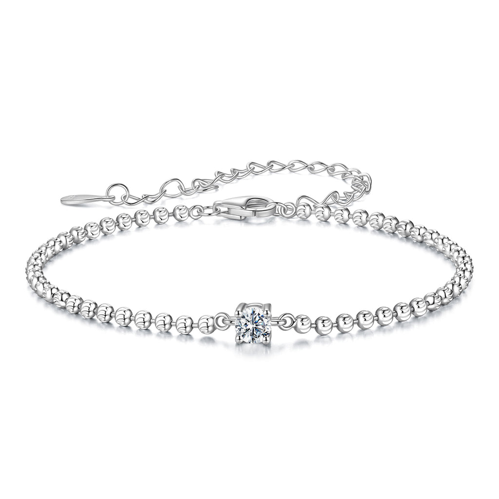 Beaded Solitaire Bracelet