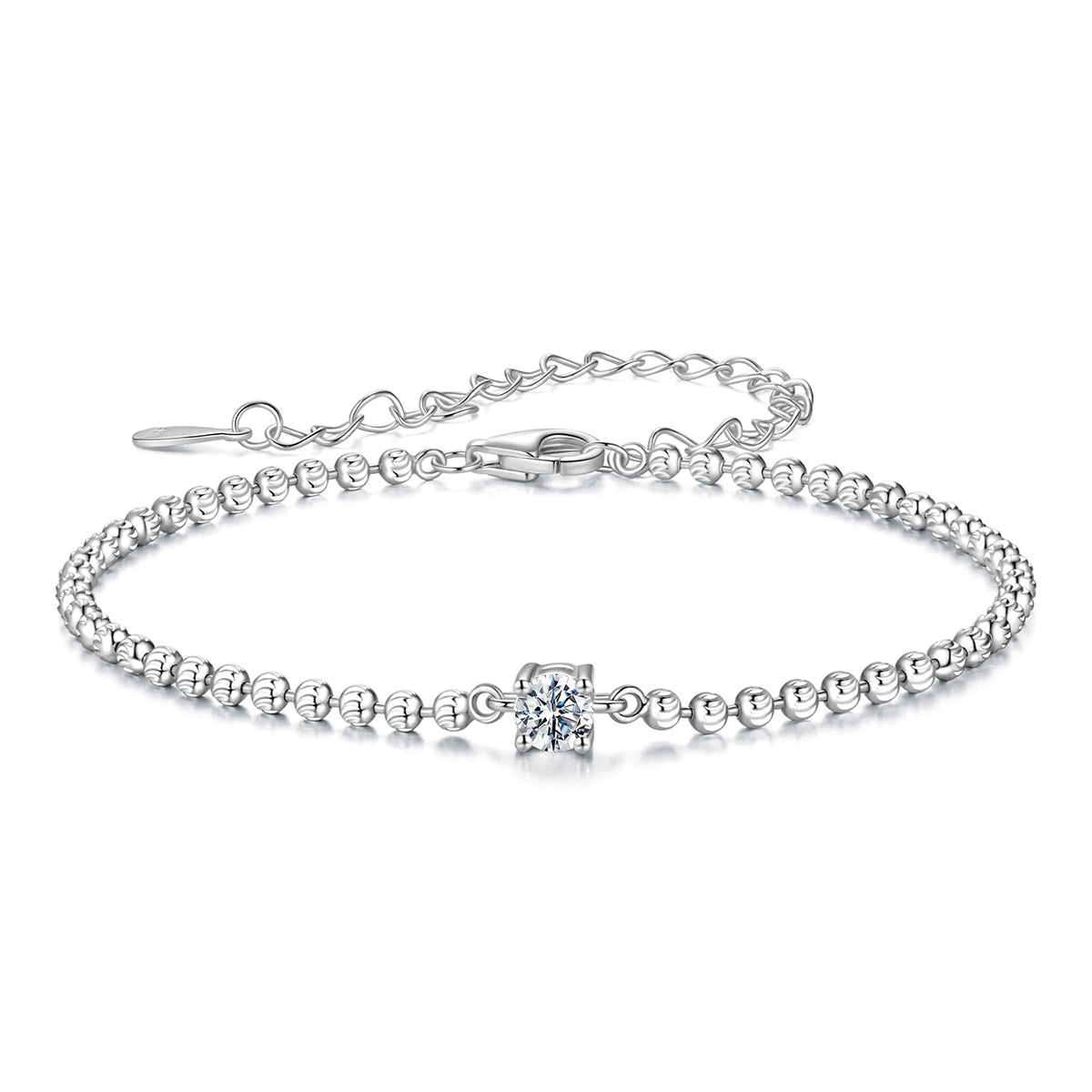 Beaded Solitaire Bracelet