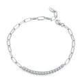 Paperclip Pavé Bracelet