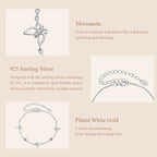 Butterfly Solitaire Bracelet