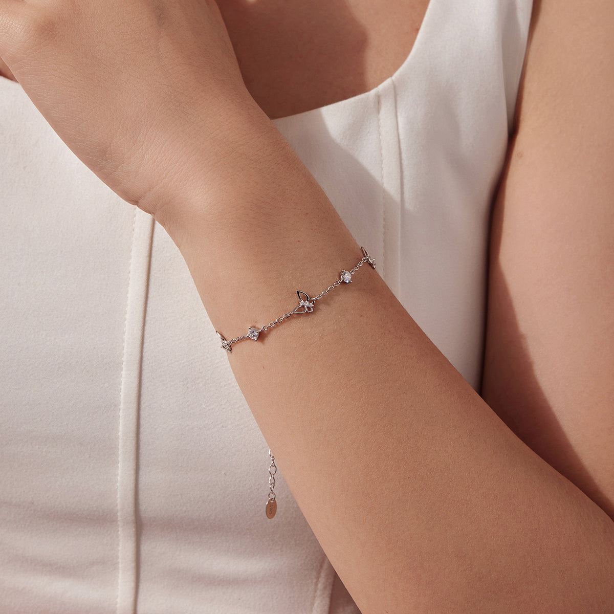 Butterfly Solitaire Bracelet