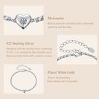 Wheat Chain Heart Bracelet