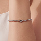 Wheat Chain Heart Bracelet