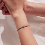 Wheat Chain Heart Bracelet