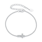 Pavé Cross Chain Bracelet