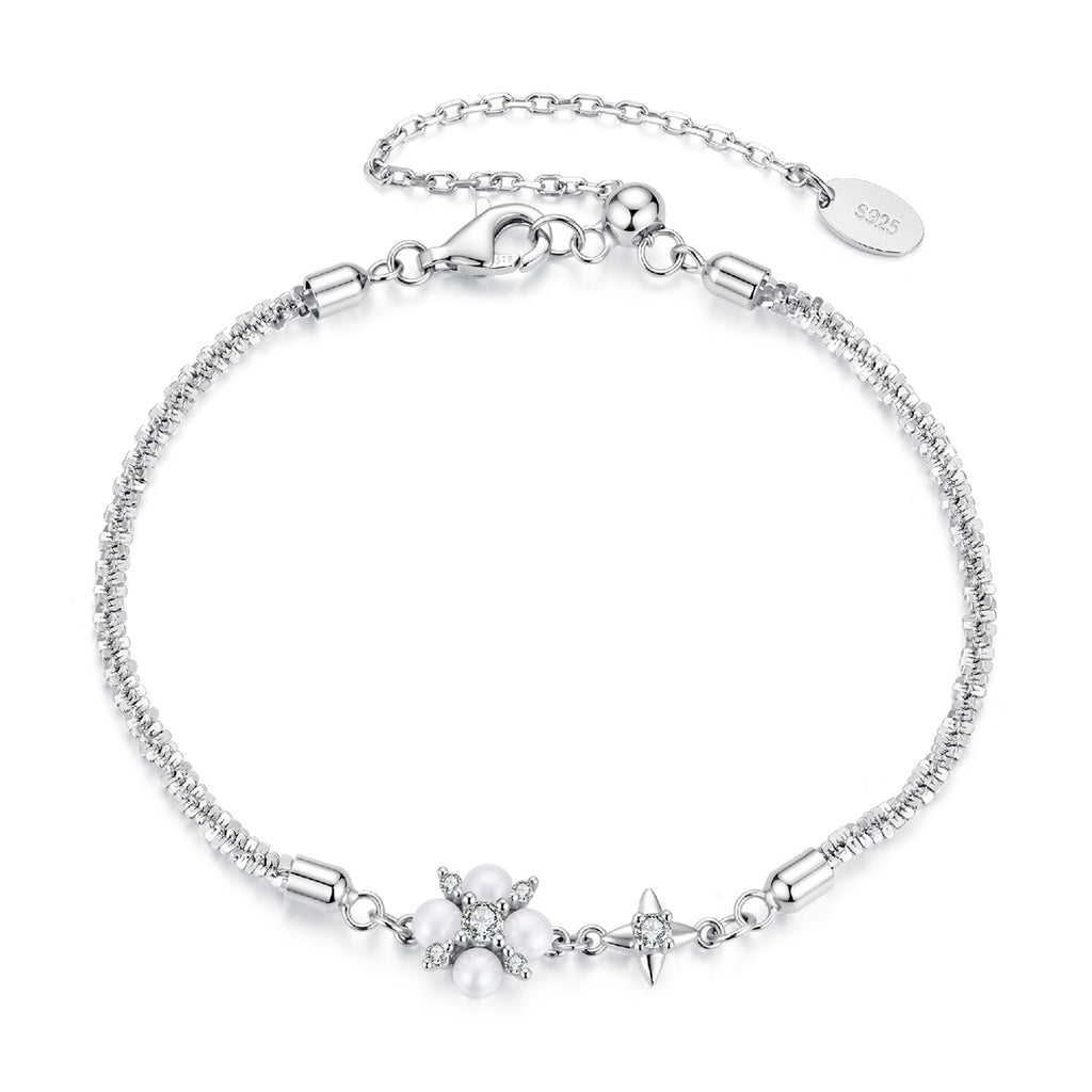 Pearl Star Cluster Bracelet