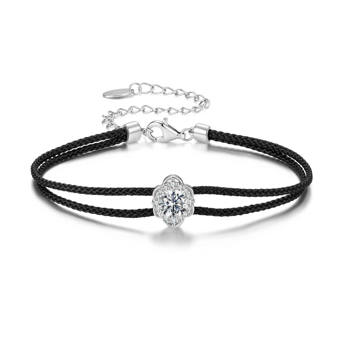 Woven Floral Rope Bracelet