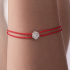 Woven Floral Rope Bracelet