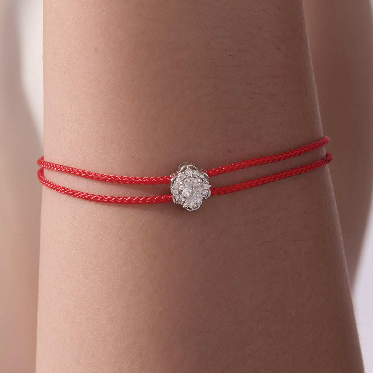 Woven Floral Rope Bracelet