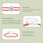 Woven Floral Rope Bracelet