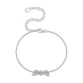 Pavé Bow Bracelet|BAMOER - Bamoer jewelry official store