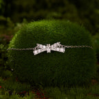Pavé Bow Bracelet|BAMOER