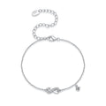 Infinity Drop Chain Bracelet