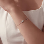 Infinity Drop Chain Bracelet