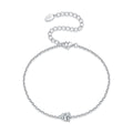 Pear Solitaire Chain Bracelet